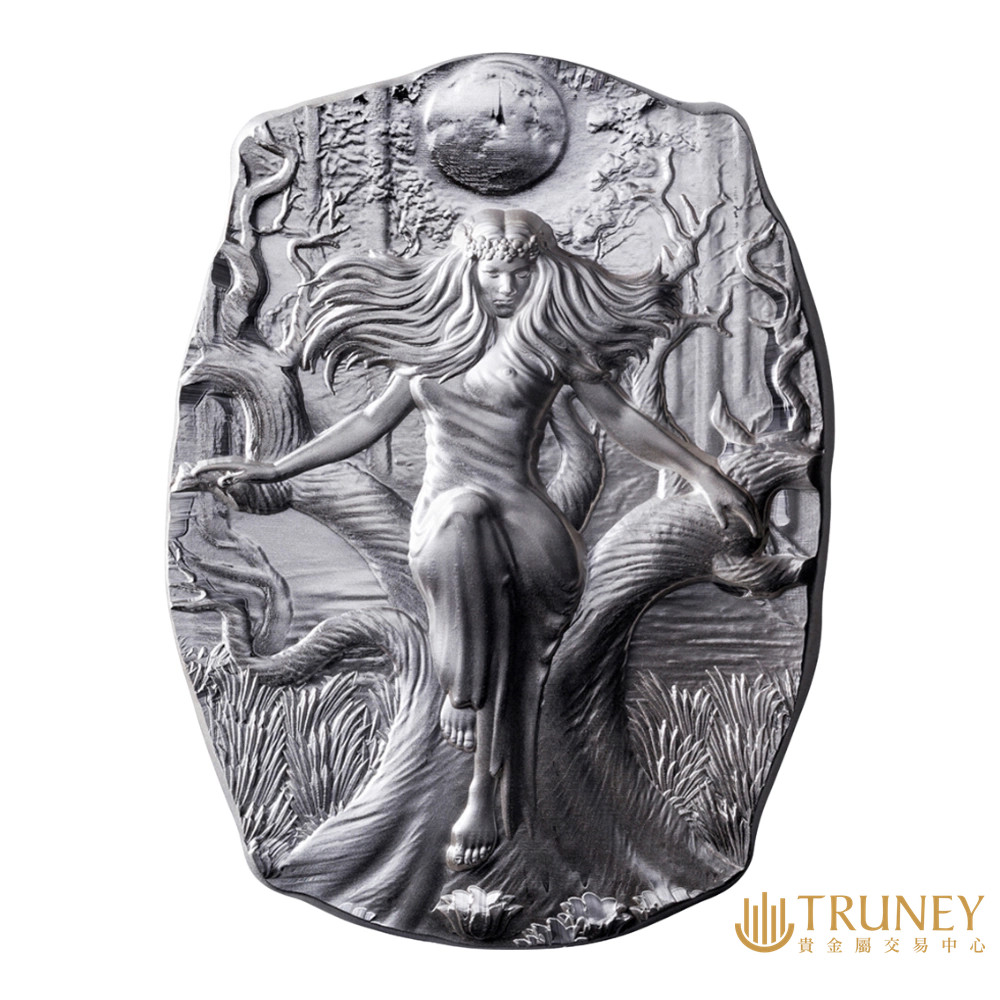 【TRUNEY貴金屬】瑪拉女神超高浮雕藝術銀條10盎司