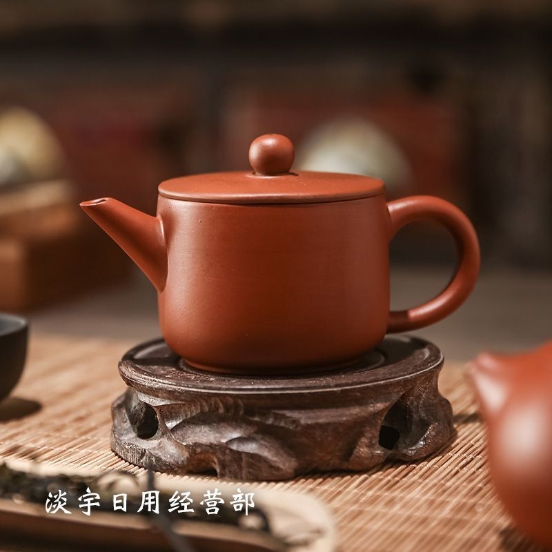 紫砂壺 功夫茶具 功夫茶具  【6折】 【潮汕功夫茶具】紫砂茶壺純手工大紅袍西施壺-小號2杯3杯茶壺