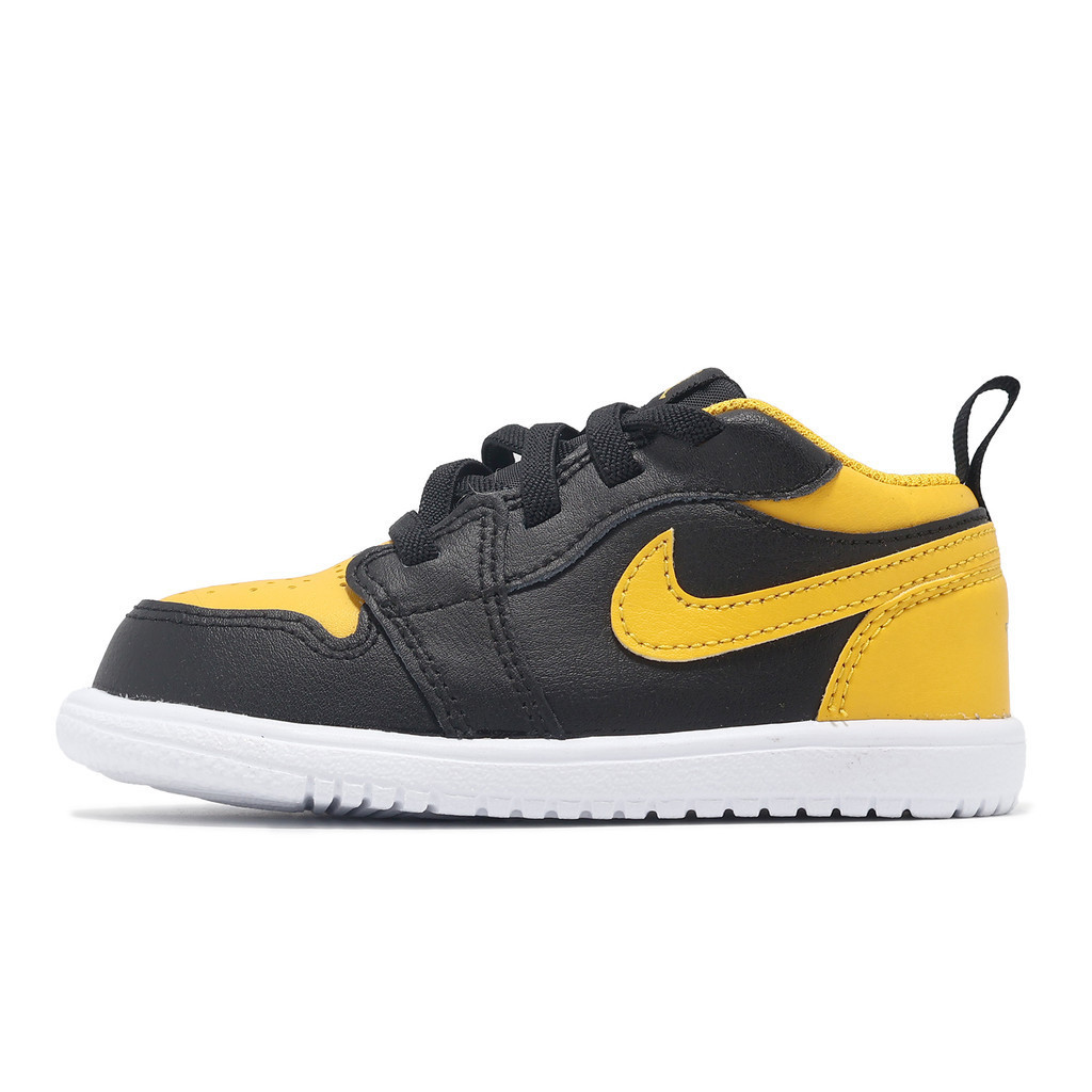 Nike 童鞋 Jordan 1 Low ALT TD 小童 幼童 黑 黃 AJ1  [ACS] DR9747-072