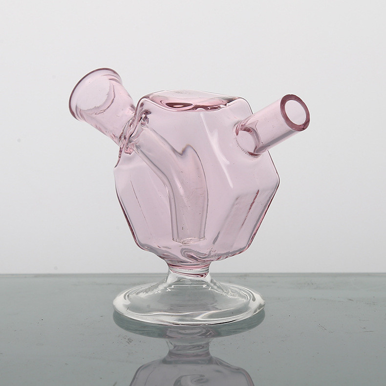 彩色透明玻璃愛心工藝品玻璃心形造型多樣 玻璃壺  玻璃瓶，花瓶
