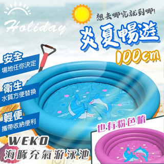 【8D8D8D】檢驗合格 台灣製 100CM 充氣游泳池 游泳池 兒童戲水池 戲水池 兒童泳池 WE-P100-1