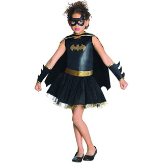 現貨萬聖節歐美新款兒童服裝蝙蝠俠女孩cosplay服裝舞臺表演服裝