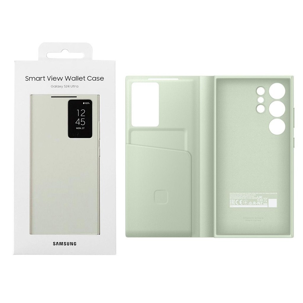 三星 Samsung Galaxy S24 Ultra 卡夾式感應保護殼 (淺綠色) EF-ZS928(平行進口)