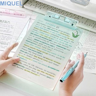 MIQUEL透明A4剪貼板,帶低調金夾書寫板A4檔案夾管理器,文件檔案夾書寫平板電腦書寫剪貼板檔案夾板夾