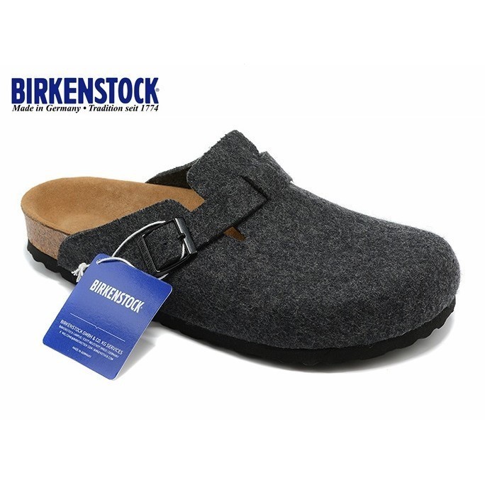 BIRKENSTOCK 勃肯包頭軟木拖鞋男女同款時尚半包鞋波士頓系列
