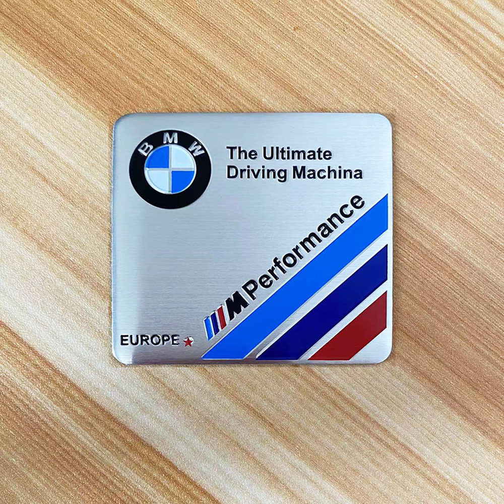 BMW * 寶馬改裝標誌的 3d 鋁合金汽車貼紙