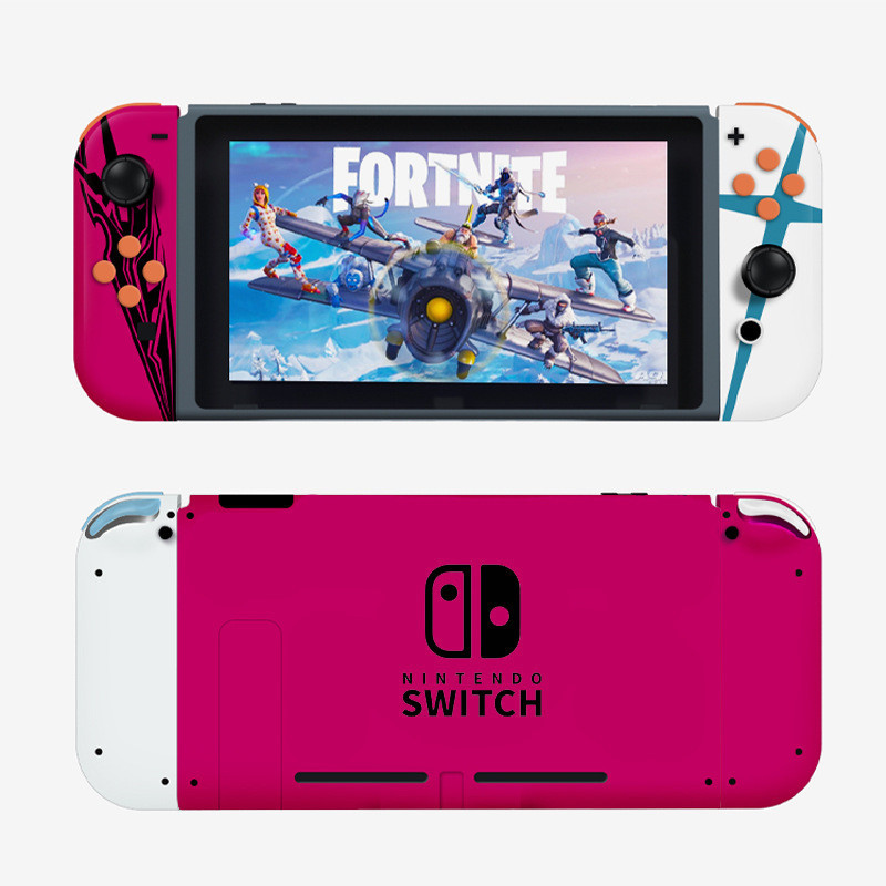 任天堂switch機殼替換改裝噴油磨砂親膚手感NS主機殼joycon