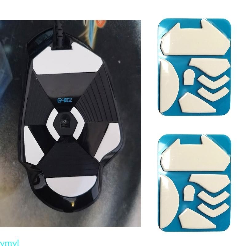 Ymyl 2 套裝鼠標溜冰鞋圓形彎曲邊緣鼠標腳適用於 G402 鼠標-