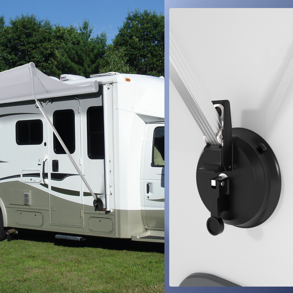 用於 Thule/Fiamma 和 Dometic 的 RV 吸盤露營大篷車遮陽篷腳架支架