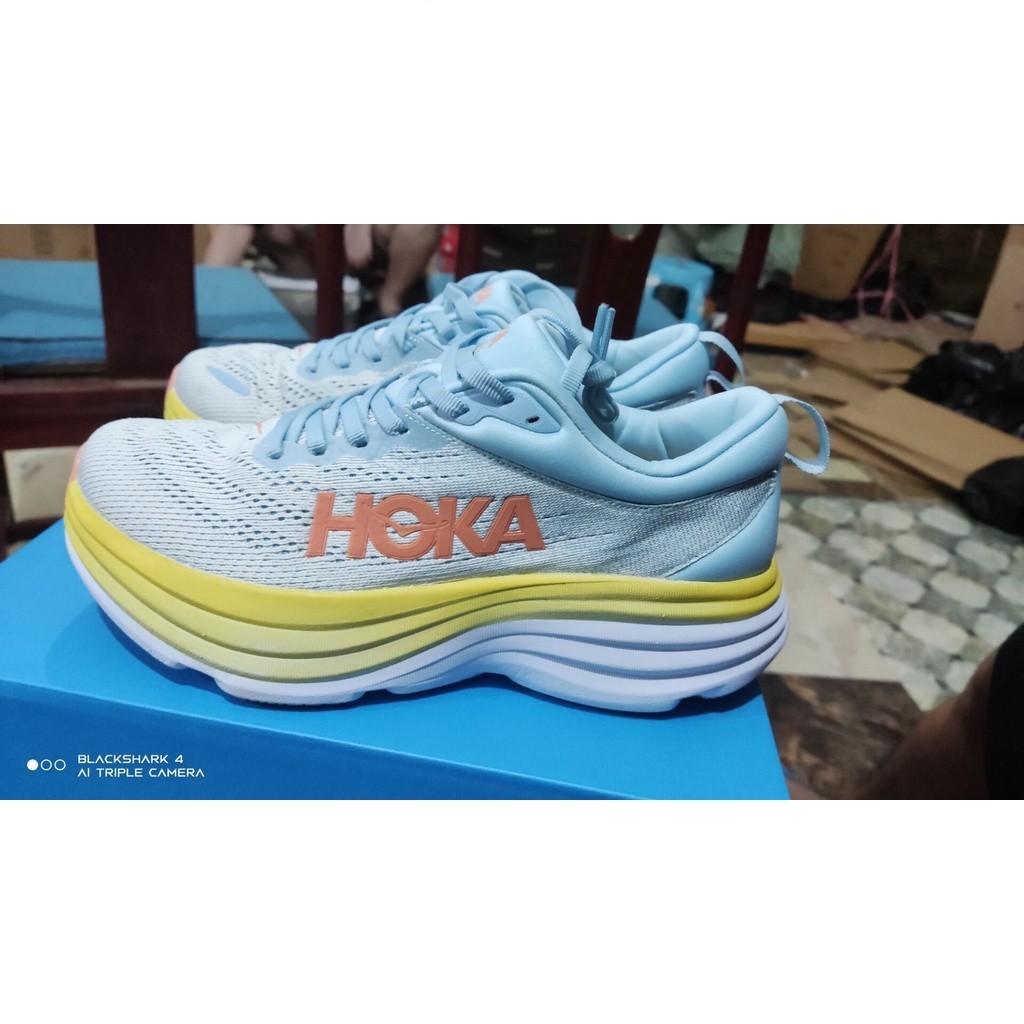 2024 HOKA ONE ONE Bondi8 減震藍色訓練鞋
