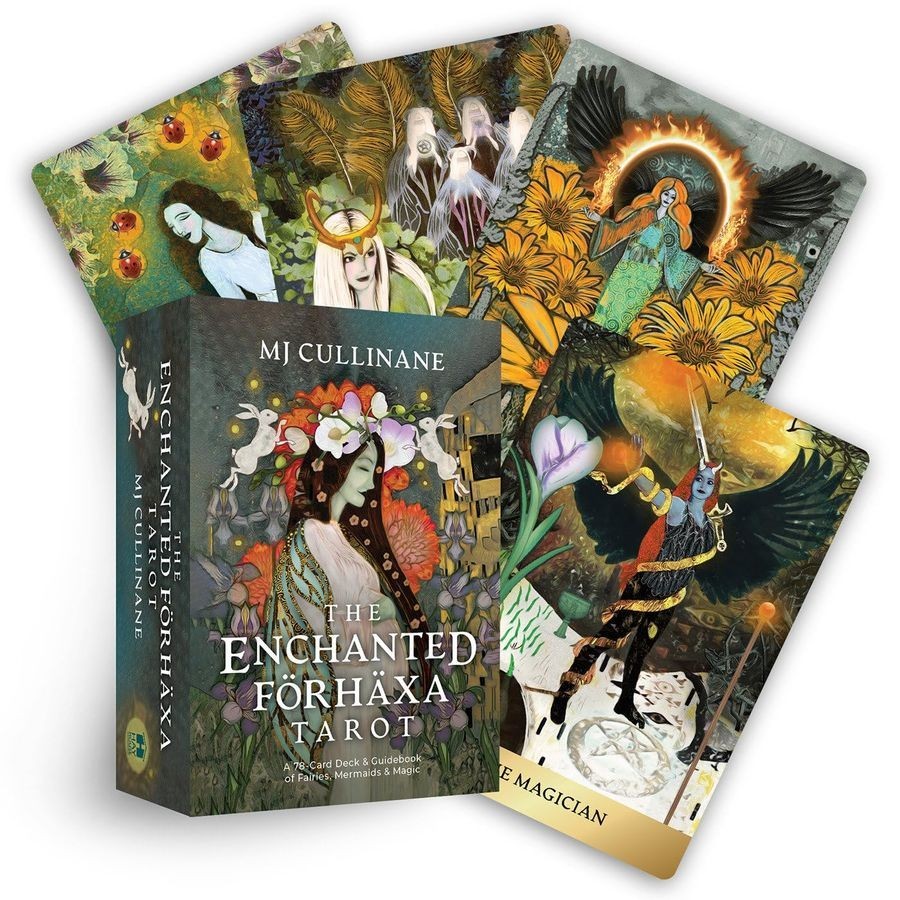 The Enchanted Förhäxa Tarot: A 78-Card Deck &amp; Guidebook of Fairies, Mermaids &amp; Magic/奇咒仙境塔羅牌/MJ Cullinane eslite誠品