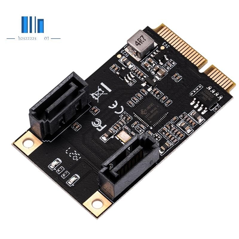 Mini PCIE 2 端口轉 SATA 3.0 擴展卡