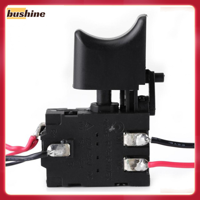 Bushine 12v 鋰電鑽按鈕開關可逆速度可調電動工具開關