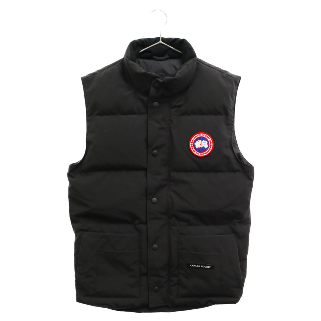 CANADA GOOSE LE CREW n M FR 5羽絨服 背心 毛絨外套黑色 凍結 日本直送 二手