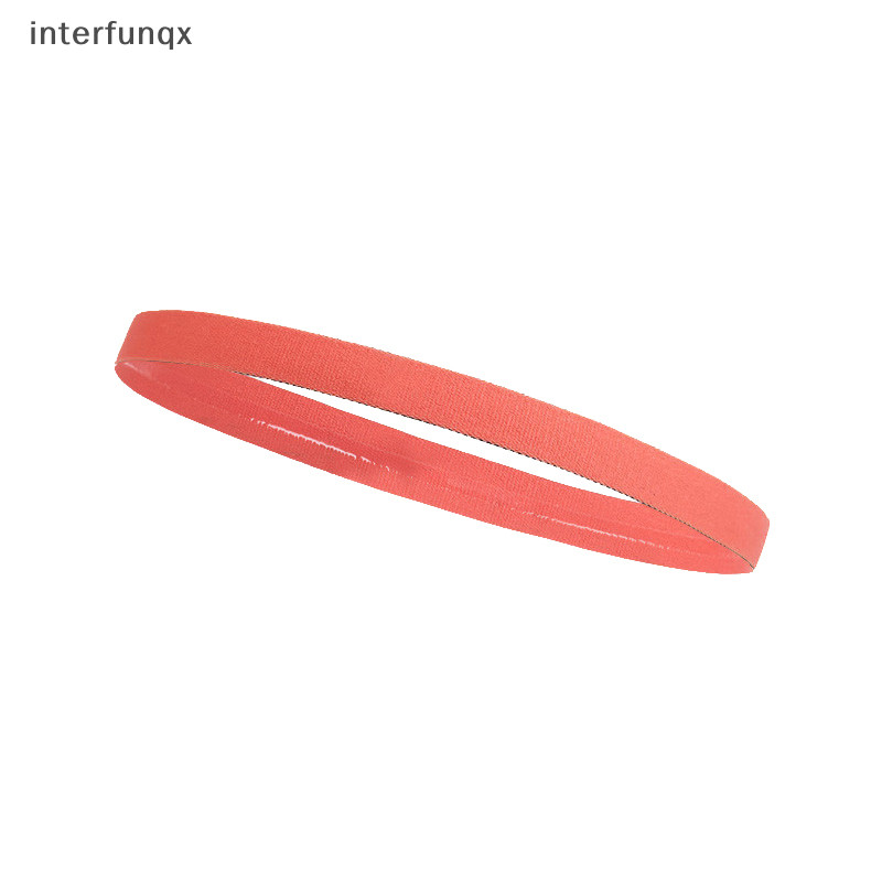 Interfunqx 簡約中性運動髮帶防滑矽膠條導汗彈力瑜伽跑步健身髮飾新款