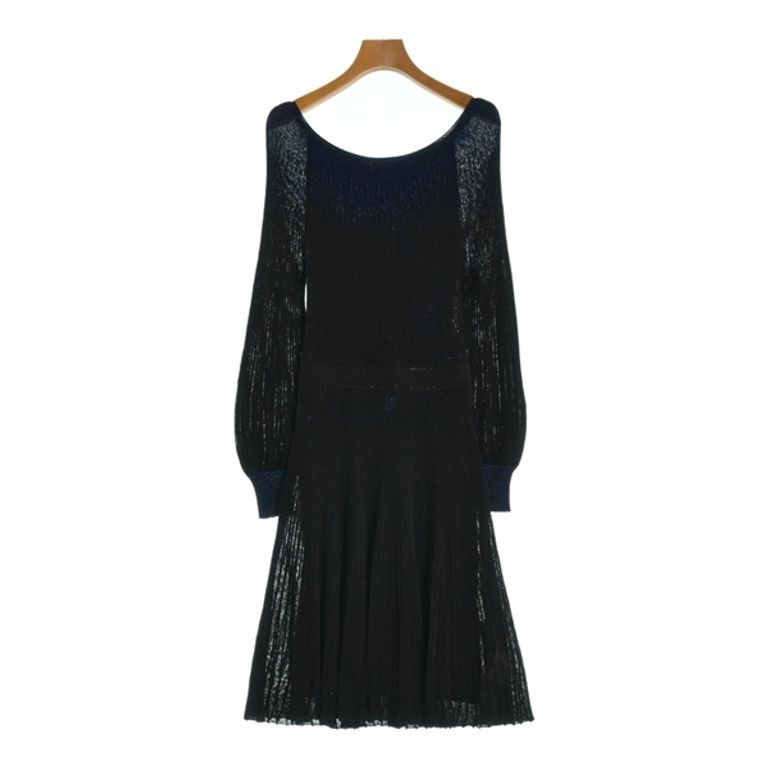 Blumarine洋裝 連身裙珠光 女裝 黑色 藍色 日本直送 二手