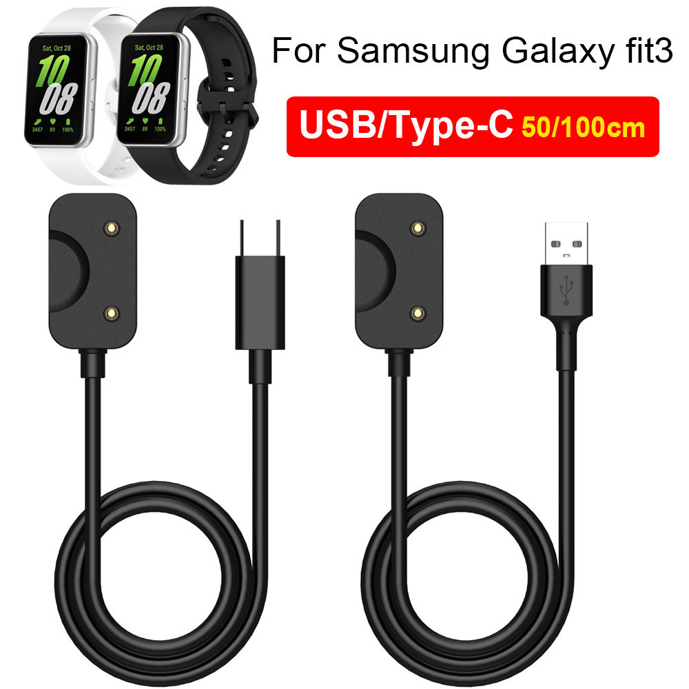 SAMSUNG 適用於三星 Galaxy Fit 3 R390 Dock 充電器適配器電纜的 USB Type-C 充電