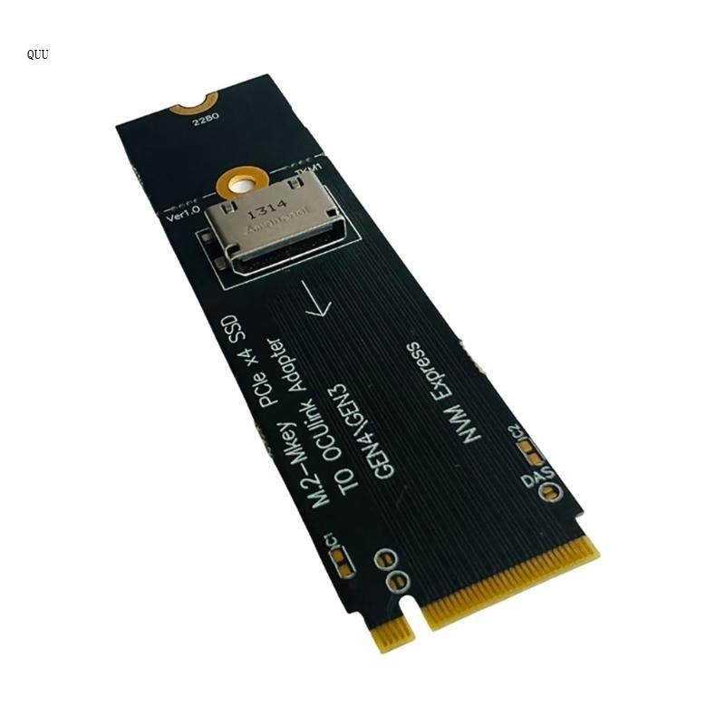 Quu 2 5 英寸 NVME U 2 SSD 轉 M 2 NVME M 鍵適配器,適用於 2 5 英寸 NVME U