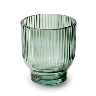 荷蘭 Jodeco Glass 寬口碗狀玻璃花器/ 綠/ 小 eslite誠品