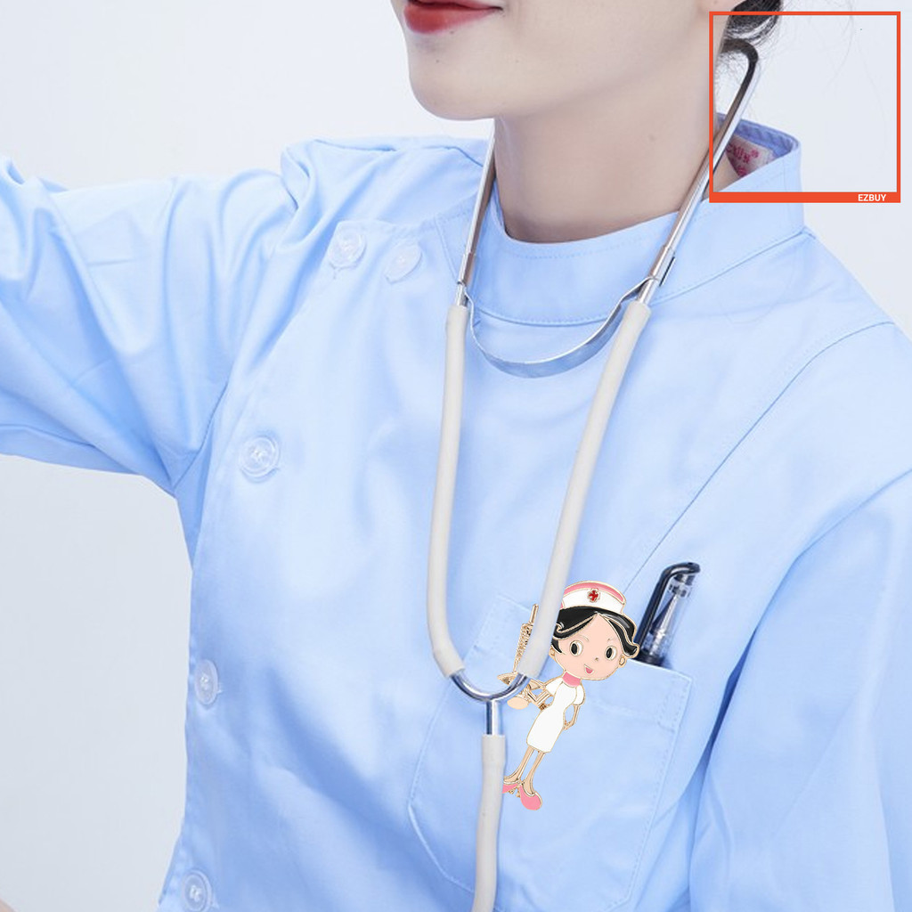 【買】護士胸針卡通納什造型精緻不褪色防銹抗氧化光滑外套圍巾包帽子裝飾胸針衣服別針飾品