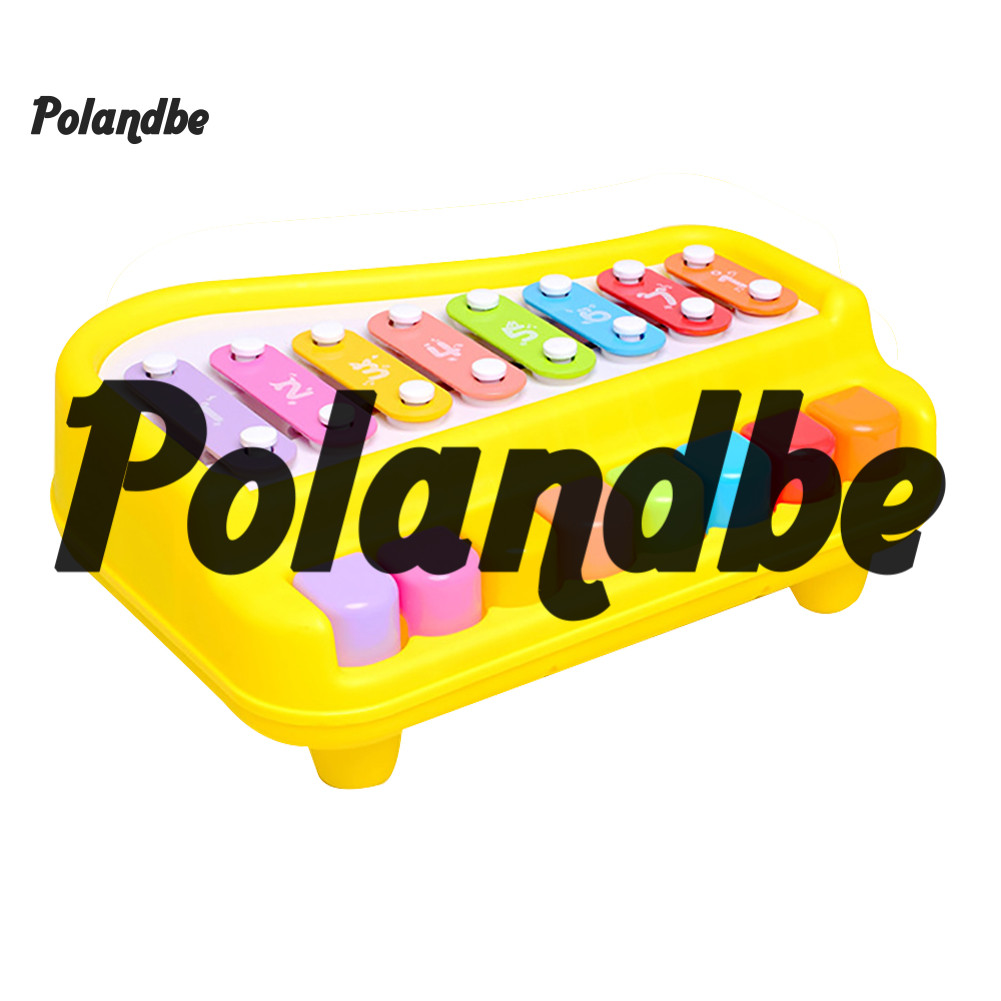 Pe 2 合 1 鋼琴木琴樂器帶音樂卡槌益智兒童玩具