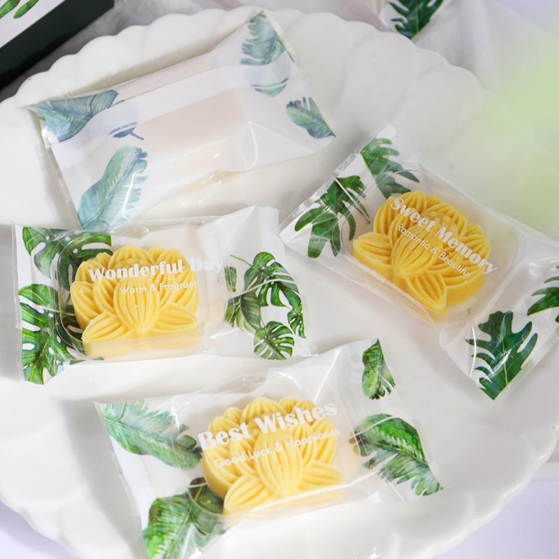 現貨【綠豆糕包裝】綠豆糕 包裝袋 機封透明 含託 冰糕包裝盒 布朗尼袋子 鳳梨酥 雪花酥盒子