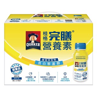 QUAKER 桂格完膳營養素 含白藜蘆醇配方 （237mlx6入）