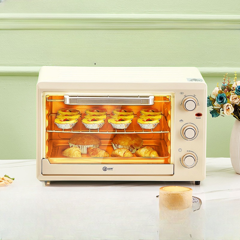 【✨現貨 宅配到府🚛】電烤箱 家用小型烘焙 麵包機 多功能48升 大容量商用 全自動烤箱 蛋糕