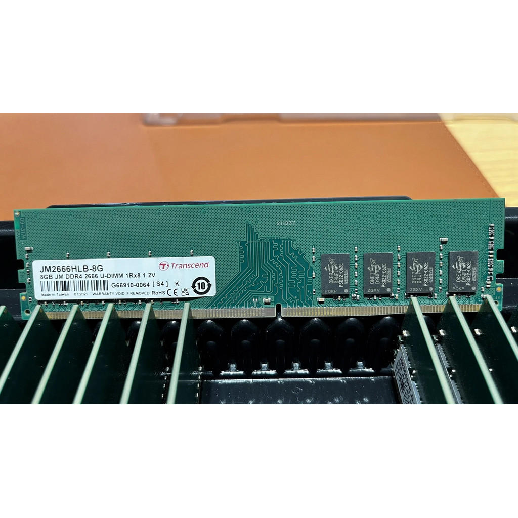 【二手良品】創見 DDR4 2666 8GB  (JM2666HLB-8G) 桌上型電腦記憶體