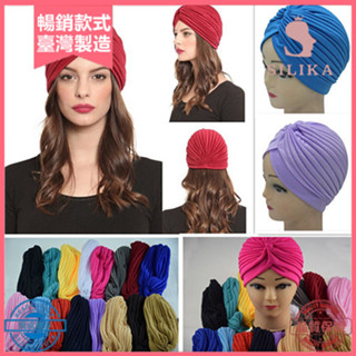 [SLK]❣頭巾帽子防曬頭飾透氣圓頂印度頭巾帽子戶外女士帽子