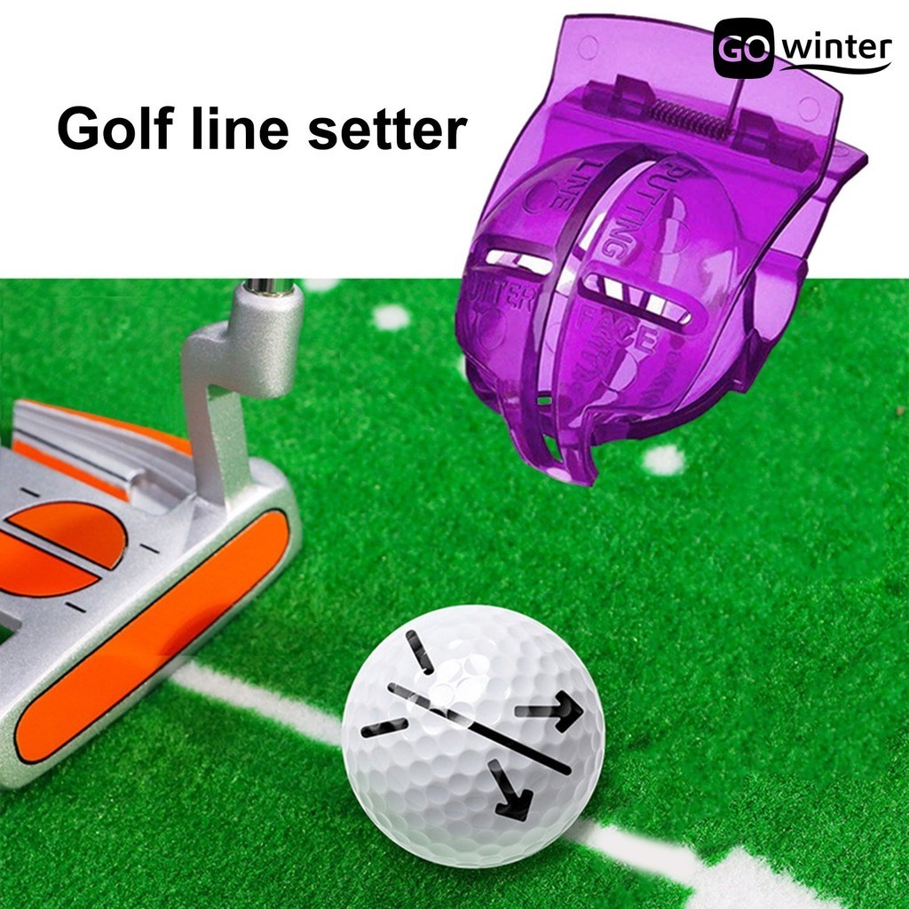 [摩卡運動]高爾夫透明夾子劃線器高爾夫綠色畫線器高爾夫用高爾夫配件