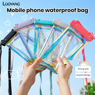 洛陽牡丹 手機防水袋可觸屏游泳專用漂流裝備收納袋手機套