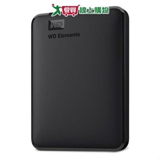 WD Elements 2.5吋行動硬碟-4TB【愛買】