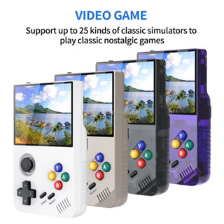 REAKO 2025 M19 手持遊戲機 LCD 3.5 英寸螢幕 Linux 系統 64GB 復古便攜式手持影片遊戲機