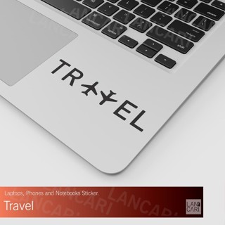貼花貼紙旅行與飛機圖標切割 Macbook 筆記本電腦貼紙