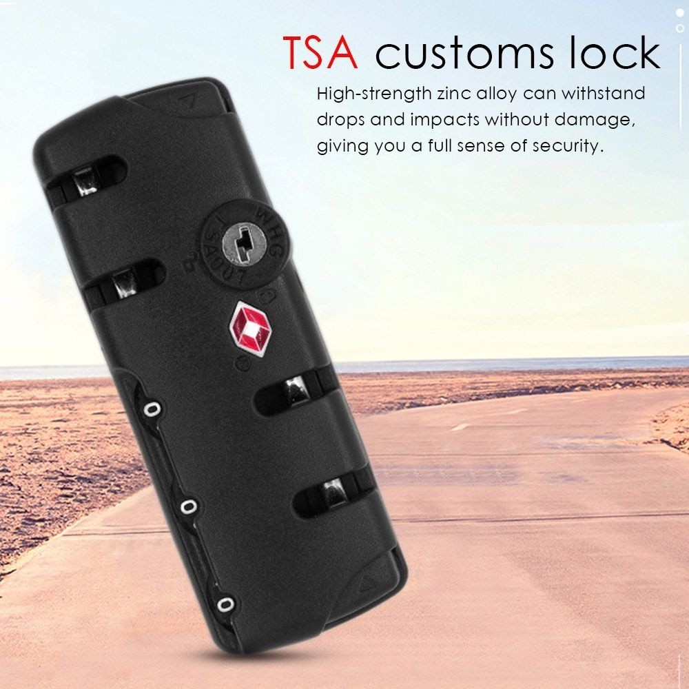 Tsa Lock 手提箱行李箱 3 位數手提箱掛鎖 TSA007