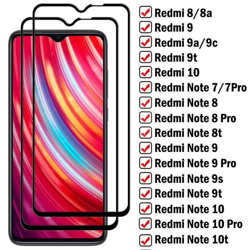 適用於小米Redmi 8 8A 9 9A 9C9T螢幕保護膜Redmi Note 8 9 10 pro Max 8t 9