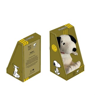 荷蘭BON TON TOYS Snoopy史努比燈芯絨盒裝填充玩偶/ 奶油/ 17cm eslite誠品