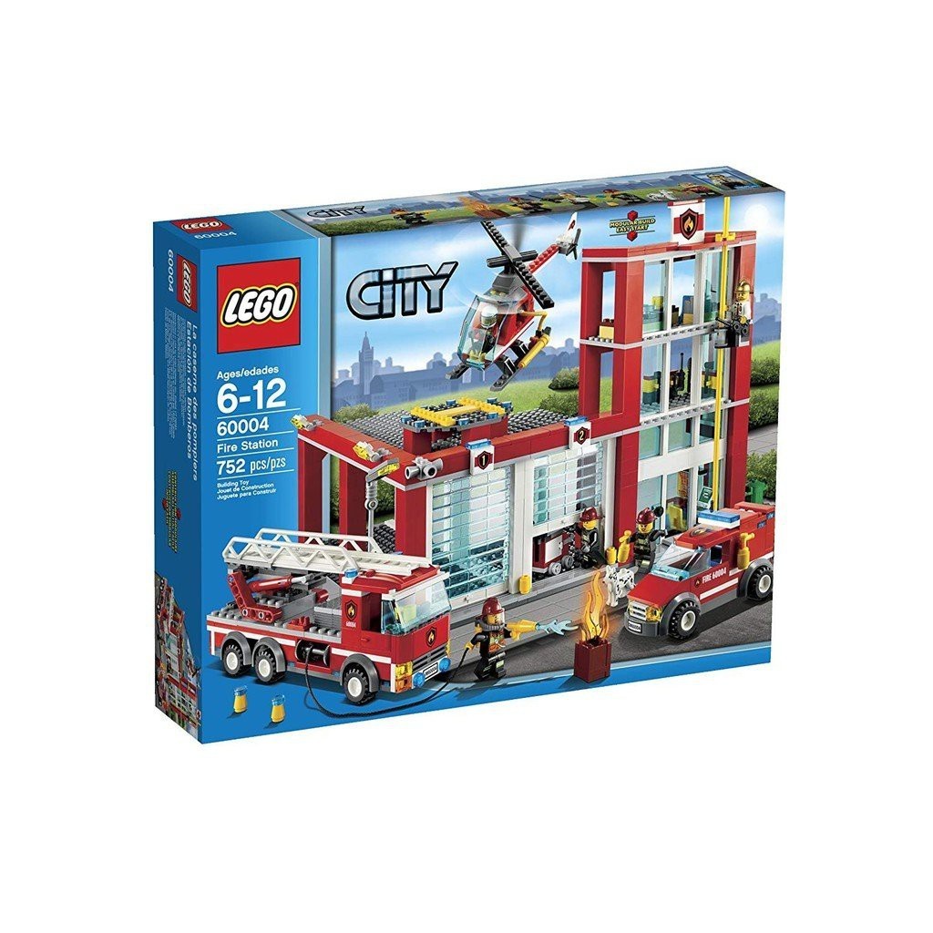 請先看內文 LEGO 樂高 60004 CITY 消防局 城市系列