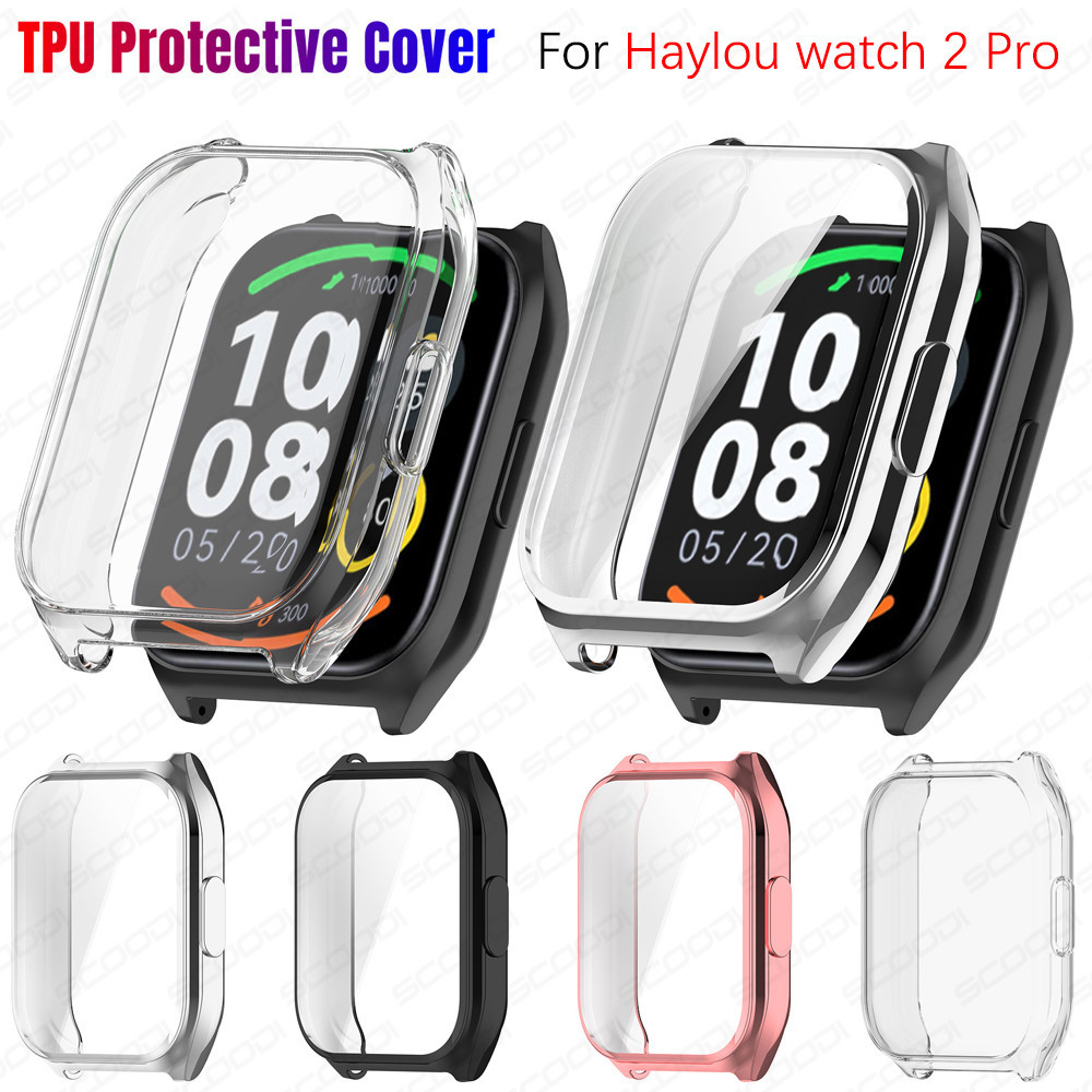 適用於 Haylou Watch 2 Pro 智能錶帶的電鍍 TPU 外殼適用於 Haylou LS02 Pro 外殼的