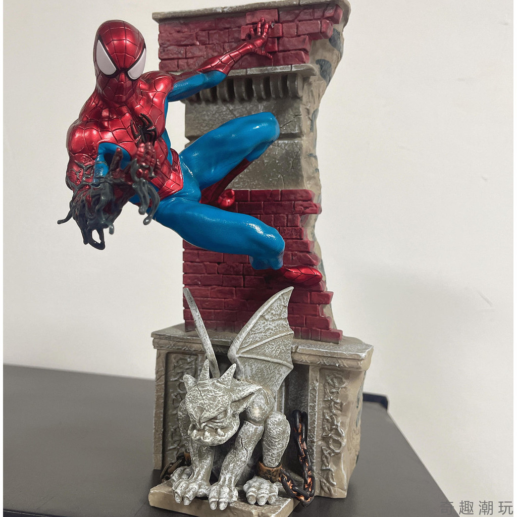 漫威英雄遠征DXG蜘蛛俠模型，GK手辦，蜘蛛俠雕像，復仇者聯盟擺件禮物，動漫收藏