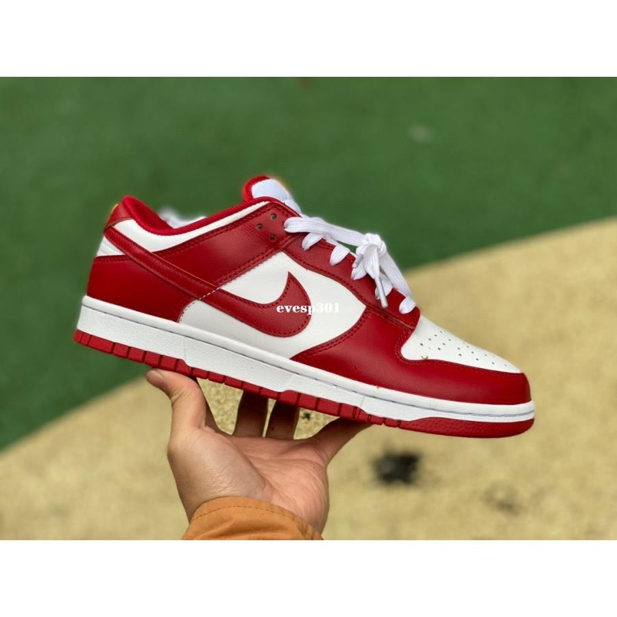 特價 Nike Dunk Low Retro Gym Red 紅白 金標 皮革 低幫 滑板鞋DD1391-602