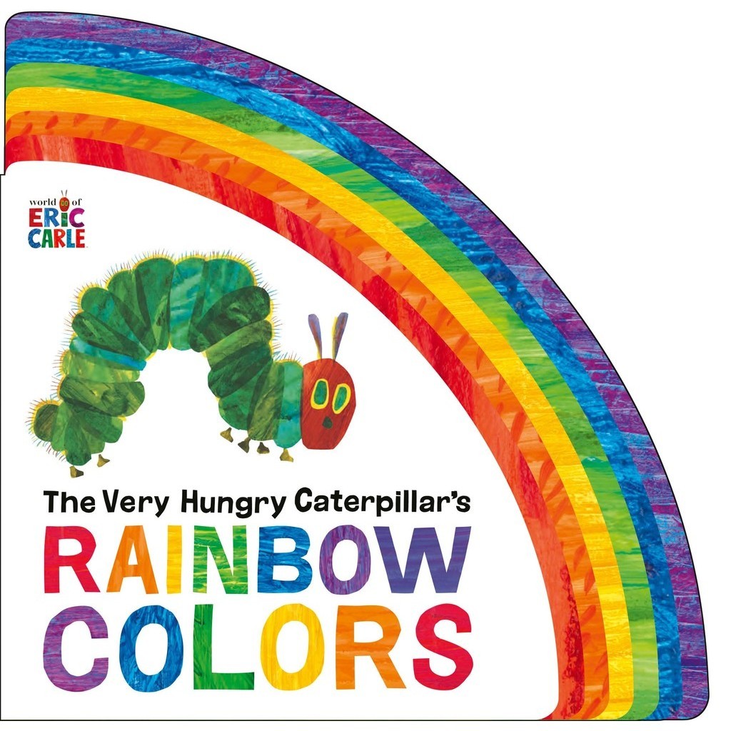 The Very Hungry Caterpillar's Rainbow Colors(硬頁書)/Eric Carle【禮筑外文書店】