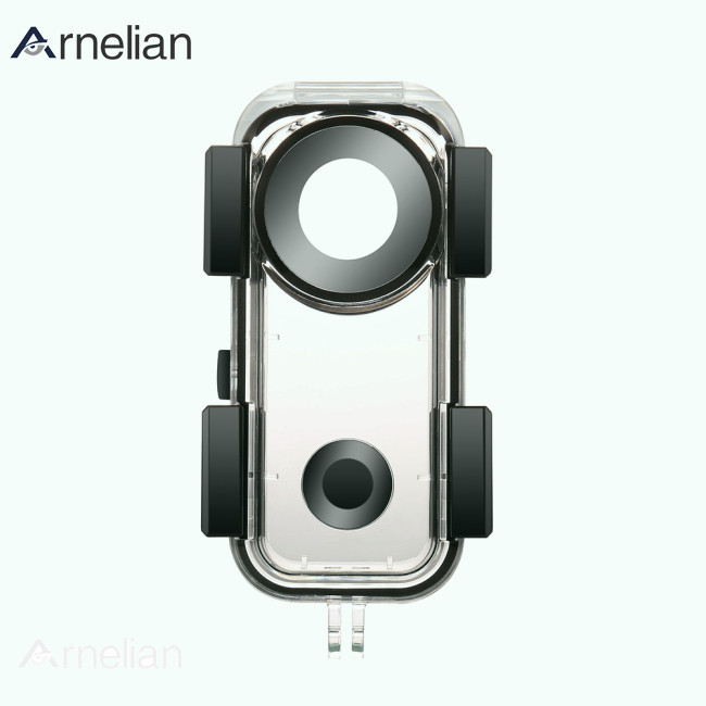 Arnelian 30m防水殼水下潛水相機保護套配件兼容Insta360 One X2