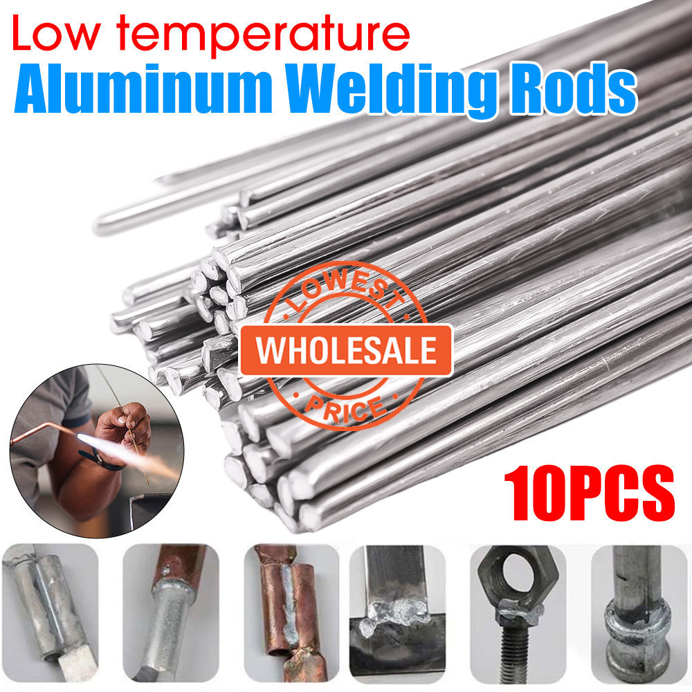 【批發】10 根鋁焊條 - 焊條藥芯焊絲棒 - 用於焊接鋁的焊錫焊劑 - 低溫易熔 - 用於焊接鋁