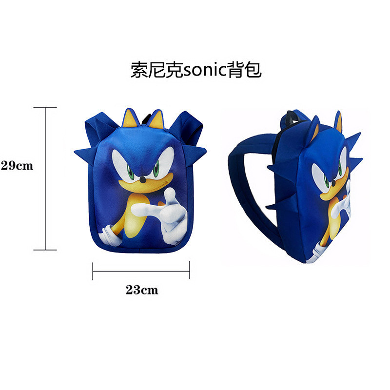 萬聖節兒童索尼克背包卡通書包sonic角色裝扮動漫後背包工廠直銷