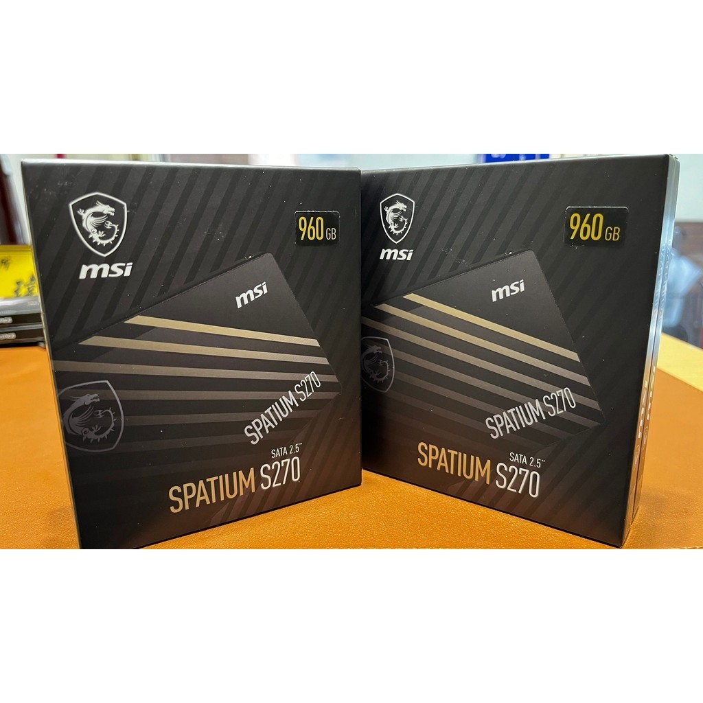 【全新現貨】MSI 微星 SPATIUM S270 960GB SATA 2.5 SSD