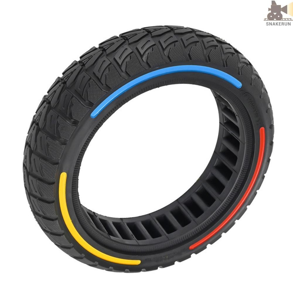 Snew 9.5x2.5-6.1 實心橡膠輪胎蜂窩減震替換輪胎適用於電動滑板車