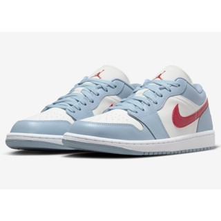 特價 WMNS AIR JORDAN 1 LOW 灰藍紅 女段 男女鞋 DC0774-164