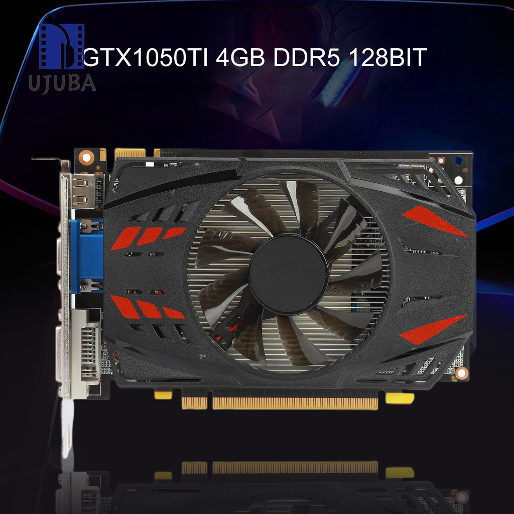 Ubc-gtx1050ti 4GB DDR5 128BIT 顯卡單散熱風扇散熱好 HDMI兼容